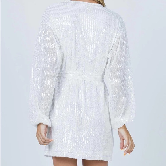 NWT Princess Polly Dancing Queen Mini Dress White US 2 / AU 6 White - Picture 5 of 5